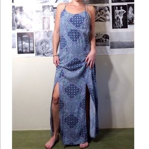 Volcom Paisley Maxi Dress with slits